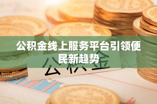 陵水公积金线上服务平台引领便民新趋势