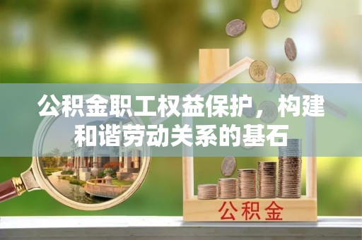 陵水公积金职工权益保护，构建和谐劳动关系的基石