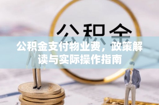 陵水公积金支付物业费，政策解读与实际操作指南