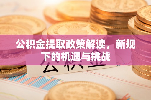 陵水公积金提取政策解读，新规下的机遇与挑战