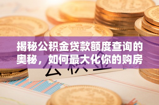 陵水揭秘公积金贷款额度查询的奥秘，如何最大化你的购房资金