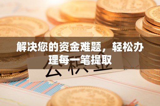 陵水解决您的资金难题，轻松办理每一笔提取