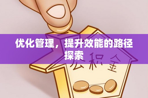 陵水优化管理，提升效能的路径探索