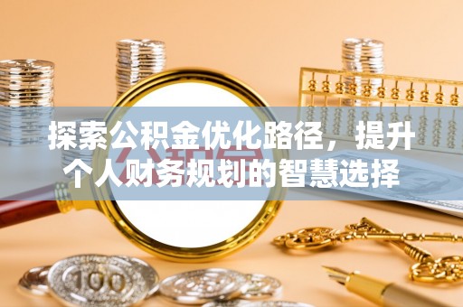 陵水探索公积金优化路径，提升个人财务规划的智慧选择