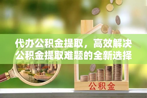 陵水代办公积金提取，高效解决公积金提取难题的全新选择