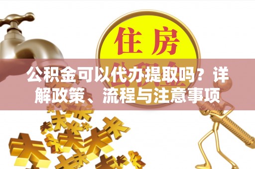 陵水公积金可以代办提取吗？详解政策、流程与注意事项