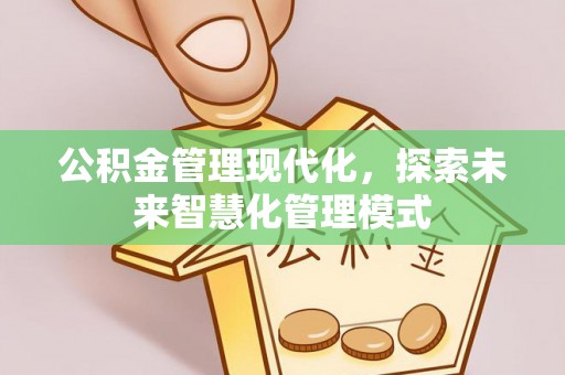 陵水公积金管理现代化，探索未来智慧化管理模式