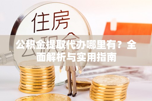 陵水公积金提取代办哪里有？全面解析与实用指南