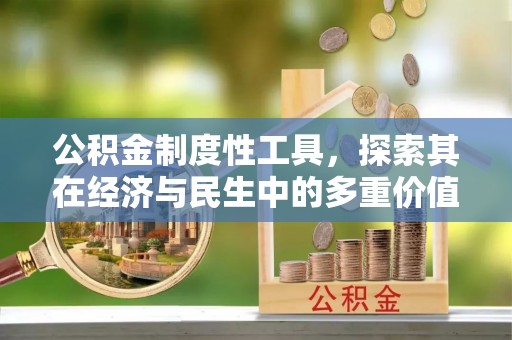 陵水公积金制度性工具，探索其在经济与民生中的多重价值