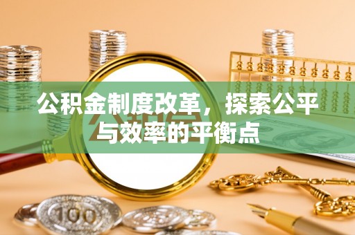 陵水公积金制度改革，探索公平与效率的平衡点
