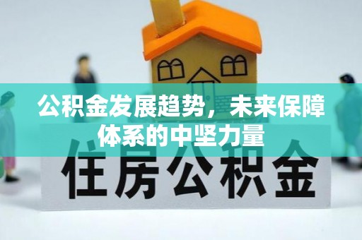 陵水公积金发展趋势，未来保障体系的中坚力量