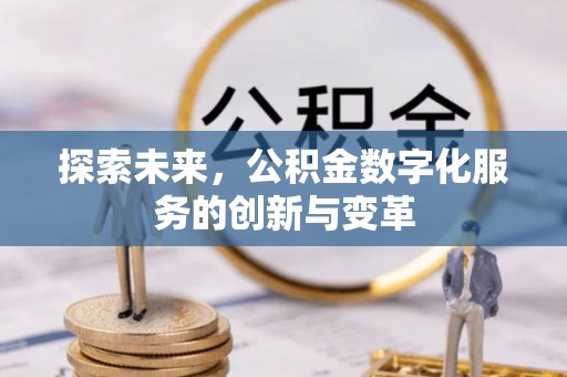 陵水探索未来，公积金数字化服务的创新与变革