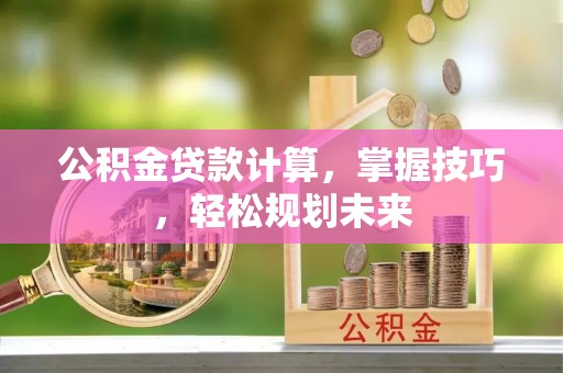 陵水公积金贷款计算，掌握技巧，轻松规划未来
