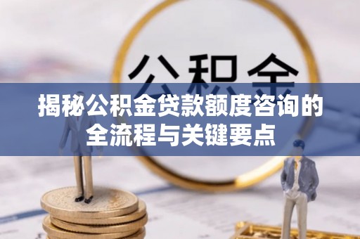 陵水揭秘公积金贷款额度咨询的全流程与关键要点