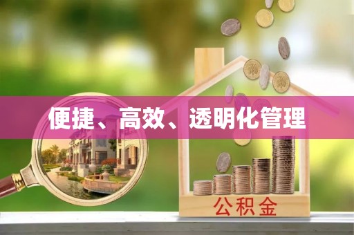陵水便捷、高效、透明化管理