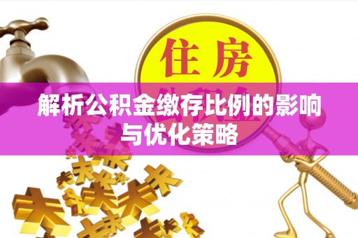 陵水解析公积金缴存比例的影响与优化策略