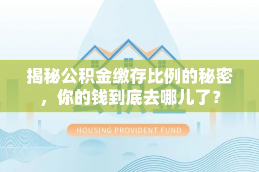 陵水揭秘公积金缴存比例的秘密，你的钱到底去哪儿了？